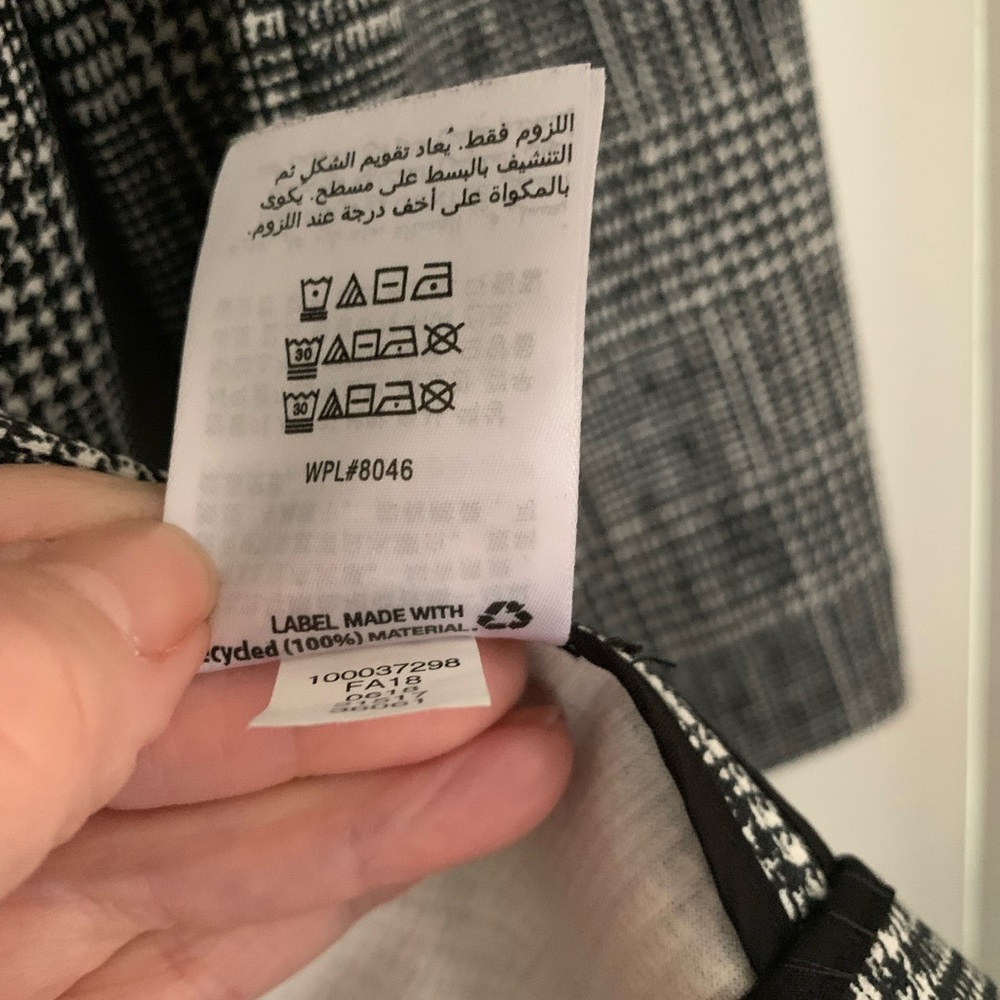 Final Price - Alfani Checked Notch Collar Blazer - Picture 5 of 7